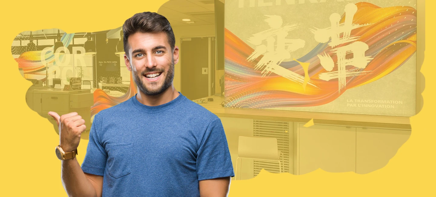 Man smiling
