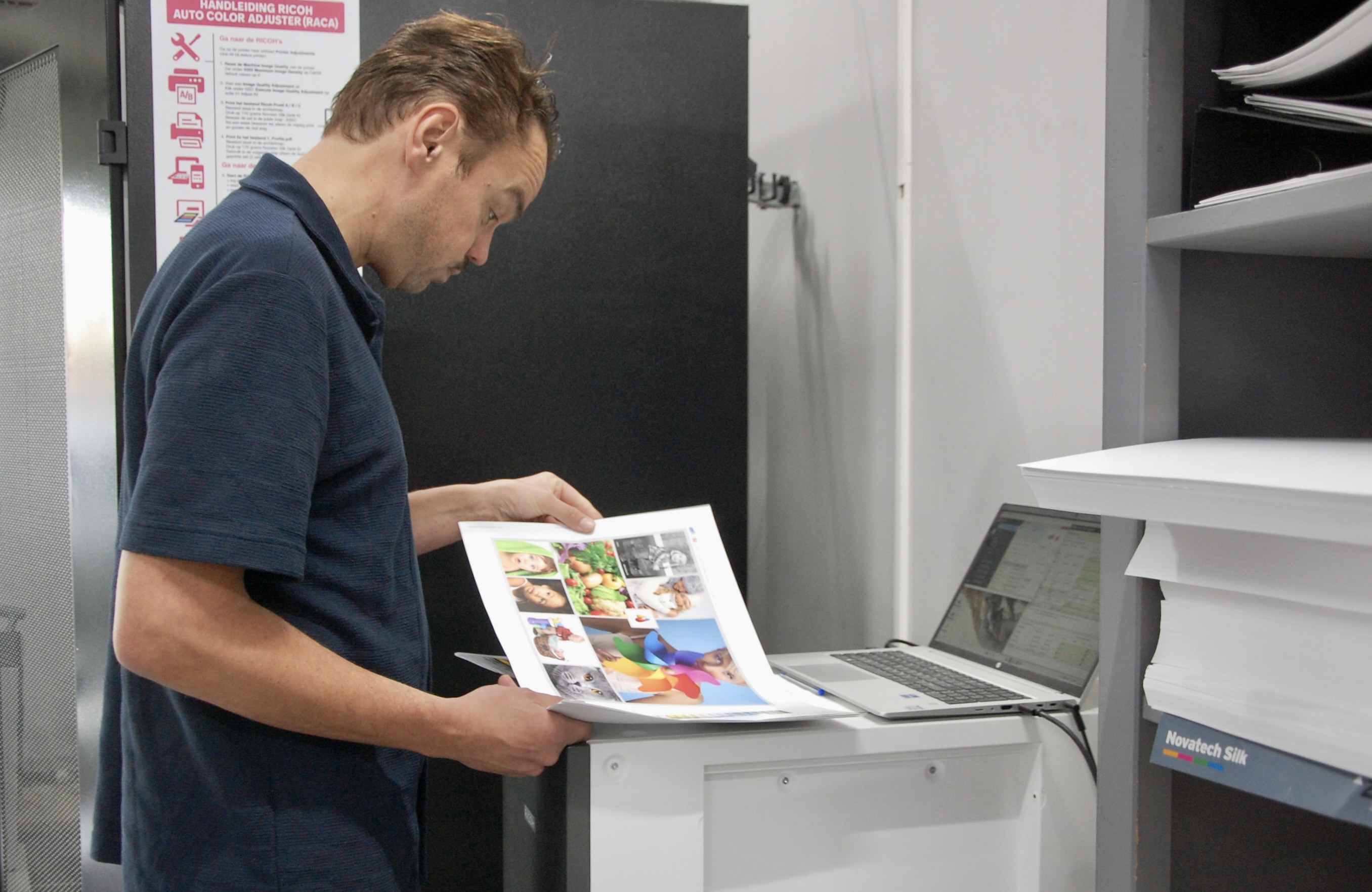 Person printing