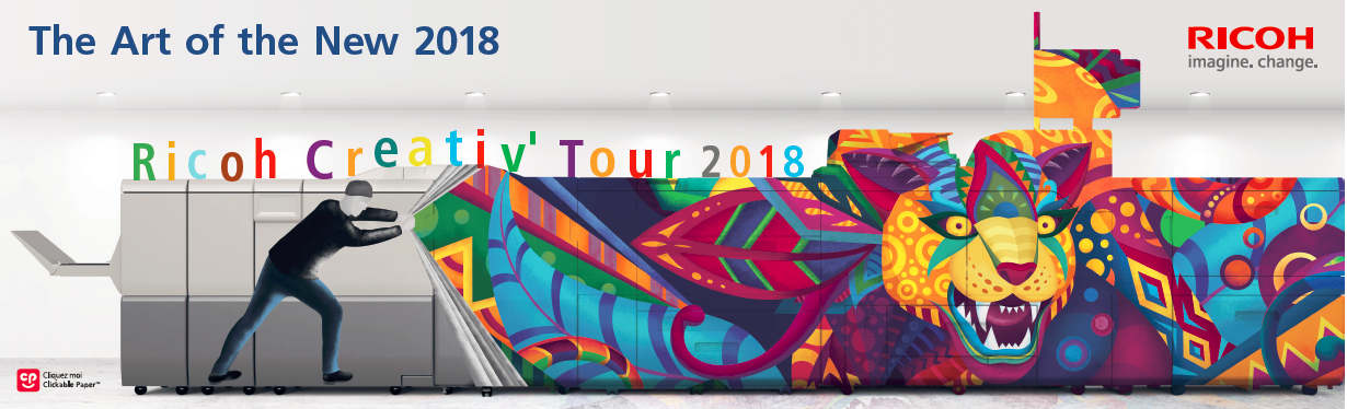 Ricoh part à la rencontre de ses clients et prospects Ricoh Creativ'Tour : le rendez-vous incontournable en 2018